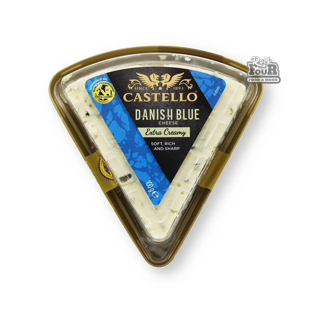 Danish blue cheese "Castello" 100g
